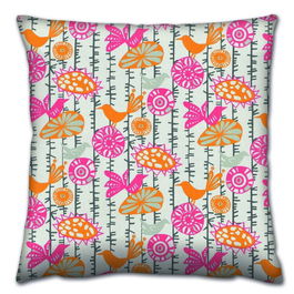 Perna decorativa, A14603, 43x43 cm, 50% Bumbac / 50% Poliester, Multicolor