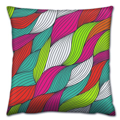Perna decorativa, A14609, 43x43 cm, 50% Bumbac / 50% Poliester, Multicolor