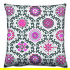 Perna decorativa, A14623, 43x43 cm, 50% Bumbac / 50% Poliester, Multicolor