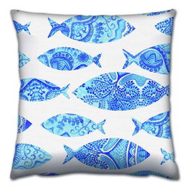 Perna decorativa, A14638, 43x43 cm, 50% Bumbac / 50% Poliester, Multicolor