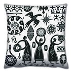 Perna decorativa, A14655, 43x43 cm, 50% Bumbac / 50% Poliester, Multicolor