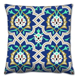 Perna decorativa, A14658, 43x43 cm, 50% Bumbac / 50% Poliester, Multicolor