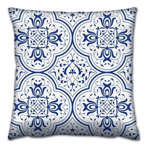 Perna decorativa, A14670, 43x43 cm, 50% Bumbac / 50% Poliester, Multicolor