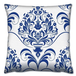 Perna decorativa, A14671, 43x43 cm, 50% Bumbac / 50% Poliester, Multicolor