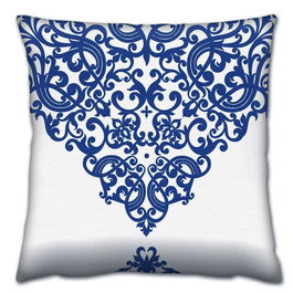Perna decorativa, A14672, 43x43 cm, 50% Bumbac / 50% Poliester, Multicolor