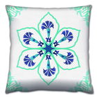 Perna decorativa, A14679, 43x43 cm, 50% Bumbac / 50% Poliester, Multicolor