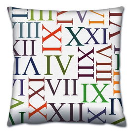 Perna decorativa, A14680, 43x43 cm, 50% Bumbac / 50% Poliester, Multicolor