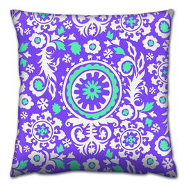 Perna decorativa, A14700, 43x43 cm, 50% Bumbac / 50% Poliester, Multicolor