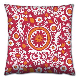 Perna decorativa, A14701, 43x43 cm, 50% Bumbac / 50% Poliester, Multicolor