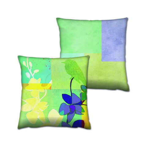 Set 2 perne decorative, AB-4488-4451, 50% Bumbac / 50% Poliester, Multicolor