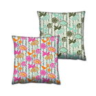 Set 2 perne decorative, AB-4603-4604, 50% Bumbac / 50% Poliester, Multicolor