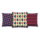 Set 3 perne decorative, AC-4375-4373-4376, 50% Bumbac / 50% Poliester, Multicolor