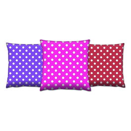 Set 3 perne decorative, AC-4611-4618-4612, 50% Bumbac / 50% Poliester, Multicolor