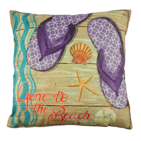 Perna decorativa, A12550, 43x43 cm, 50% Bumbac / 50% Poliester, Multicolor