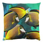 Perna decorativa, A12557, 43x43 cm, 50% Bumbac / 50% Poliester, Multicolor