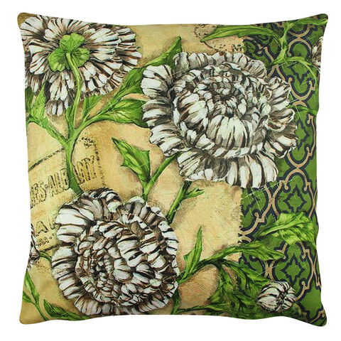 Perna decorativa, A12558, 43x43 cm, 50% Bumbac / 50% Poliester, Multicolor
