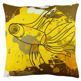 Perna decorativa, A12559, 43x43 cm, 50% Bumbac / 50% Poliester, Multicolor