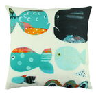 Perna decorativa, A12568, 43x43 cm, 50% Bumbac / 50% Poliester, Multicolor
