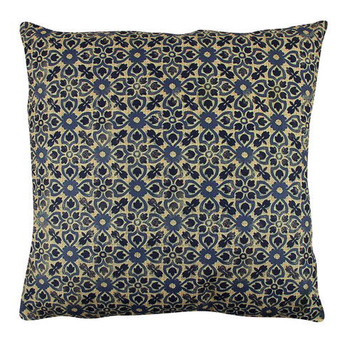 Perna decorativa, A12581, 43x43 cm, 50% Bumbac / 50% Poliester, Multicolor