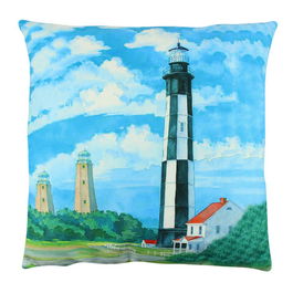 Perna decorativa, A12583, 43x43 cm, 50% Bumbac / 50% Poliester, Multicolor