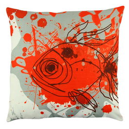 Perna decorativa, A12591, 43x43 cm, 50% Bumbac / 50% Poliester, Multicolor