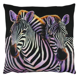 Perna decorativa, A12598, 43x43 cm, 50% Bumbac / 50% Poliester, Multicolor