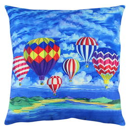 Perna decorativa, A12601, 43x43 cm, 50% Bumbac / 50% Poliester, Multicolor