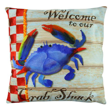 Perna decorativa, A12603, 43x43 cm, 50% Bumbac / 50% Poliester, Multicolor