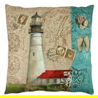 Perna decorativa, A12606, 43x43 cm, 50% Bumbac / 50% Poliester, Multicolor