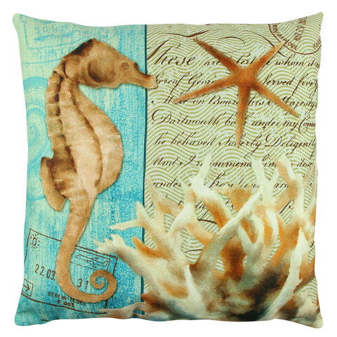 Perna decorativa, A12615, 43x43 cm, 50% Bumbac / 50% Poliester, Multicolor