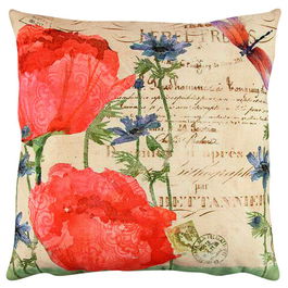 Perna decorativa, A12625, 43x43 cm, 50% Bumbac / 50% Poliester, Multicolor