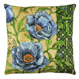 Perna decorativa, A12632, 43x43 cm, 50% Bumbac / 50% Poliester, Multicolor