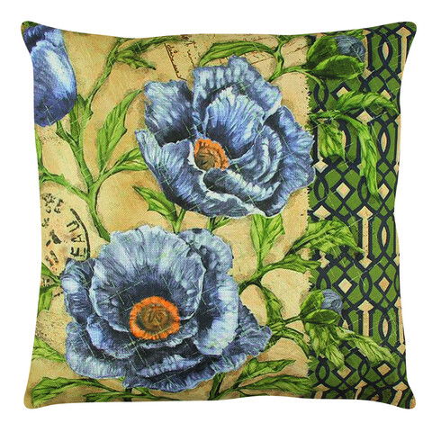 Perna decorativa, A12632, 43x43 cm, 50% Bumbac / 50% Poliester, Multicolor