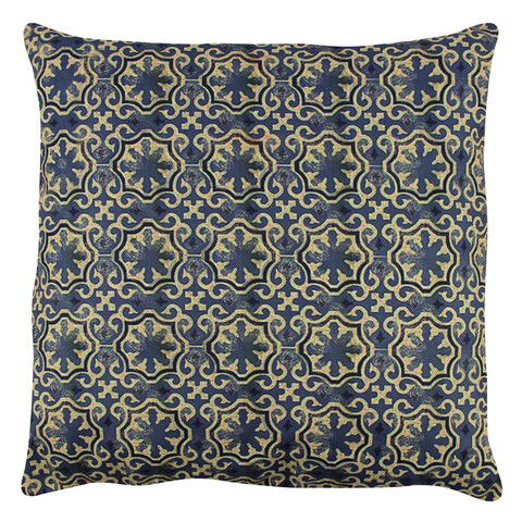Perna decorativa, A12637, 43x43 cm, 50% Bumbac / 50% Poliester, Multicolor