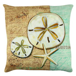 Perna decorativa, A12646, 43x43 cm, 50% Bumbac / 50% Poliester, Multicolor