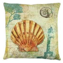 Perna decorativa, A12648, 43x43 cm, 50% Bumbac / 50% Poliester, Multicolor