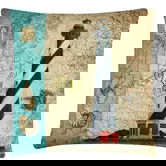 Perna decorativa, A12651, 43x43 cm, 50% Bumbac / 50% Poliester, Multicolor