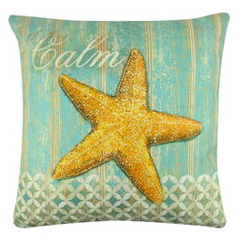 Perna decorativa, A12658, 43x43 cm, 50% Bumbac / 50% Poliester, Multicolor