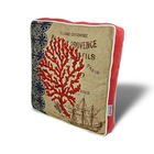 Perna decorativa, YM1001, 42x42 cm, 50% Bumbac / 50% Poliester, Multicolor