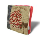 Perna decorativa, YM1003, 42x42 cm, 50% Bumbac / 50% Poliester, Multicolor
