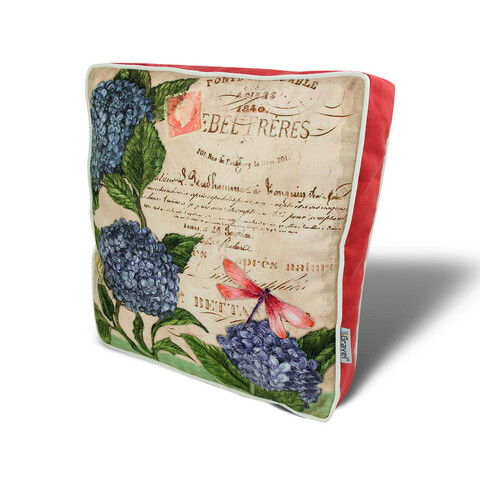 Perna decorativa, YM1038, 42x42 cm, 50% Bumbac / 50% Poliester, Multicolor