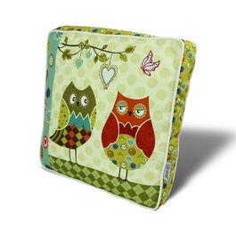 Perna decorativa, YM1055, 42x42 cm, 50% Bumbac / 50% Poliester, Multicolor