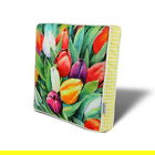 Perna decorativa, YM1076, 42x42 cm, 50% Bumbac / 50% Poliester, Multicolor