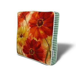 Perna decorativa, YM1077, 42x42 cm, 50% Bumbac / 50% Poliester, Multicolor