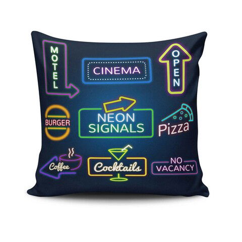 Husa de perna, NKLF-325, 43x43 cm, 50% Bumbac / 50% Poliester, Multicolor