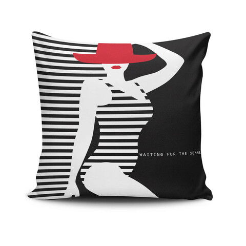 Husa de perna, NKLF-338, 43x43 cm, 50% Bumbac / 50% Poliester, Multicolor