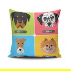 Husa de perna, NKLF-402, 43x43 cm, 50% Bumbac / 50% Poliester, Multicolor