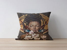 Husa de perna, a1013, 43x43 cm, 50% Bumbac / 50% Poliester, Multicolor