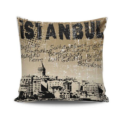 Husa de perna, NKRLNT-003, 43x43 cm, 50% Bumbac / 50% Poliester, Multicolor