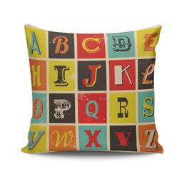 Husa de perna, NKRLNT-004, 43x43 cm, 50% Bumbac / 50% Poliester, Multicolor